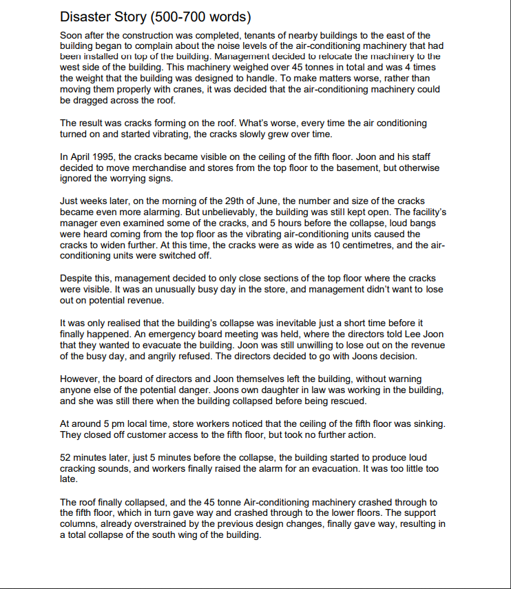 Fascinating Horror – Sampoong Department Store Collapse YouTube Script ...